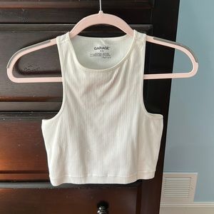 White Garage seamless tank top